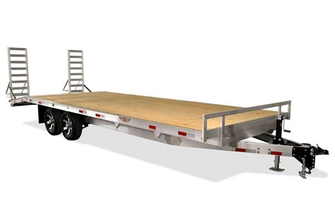 Aluminum Dovetail Deckover 102x20+4 Aluminum Dovetail Deckover Trailer 10K (H10224HALD-100 ...