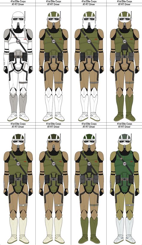 41st Elite Corps AT-RT Drivers by MarcusStarkiller on DeviantArt