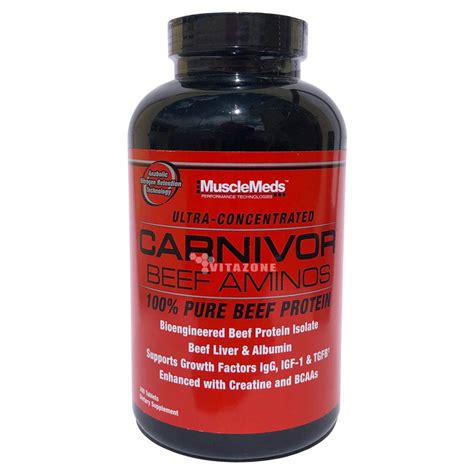 Musclemeds Carnivor Beef Aminos 300 Tabletas