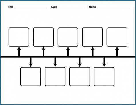 √ Free Customizable Blank Timeline Template