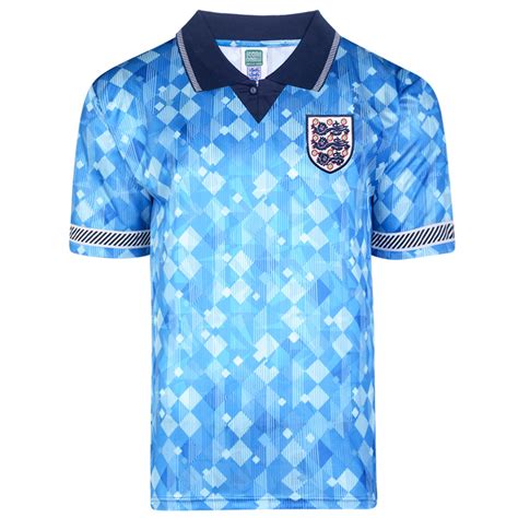 White Score Draw England '90 World Cup Home Retro Shirt JD Sports UK | eduaspirant.com