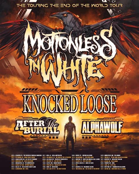 Motionless In White announce The Touring The End of The World Tour ...