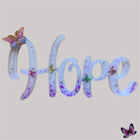 Hope – Word Art | Kreation Resination