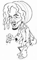 49 bob marley coloring Page sketch template