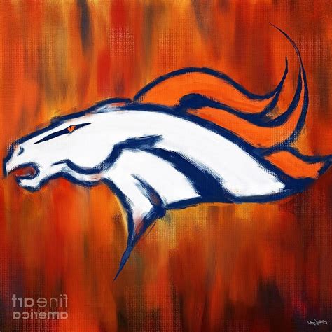 2023 Popular Broncos Wall Art