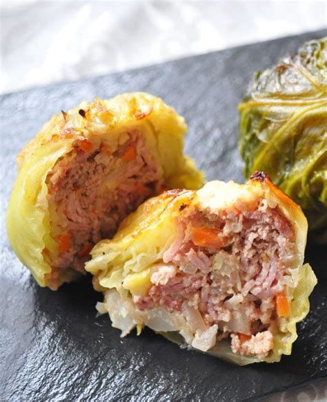 Stuffed Savoy Cabbage Rolls Recipe — Eatwell101