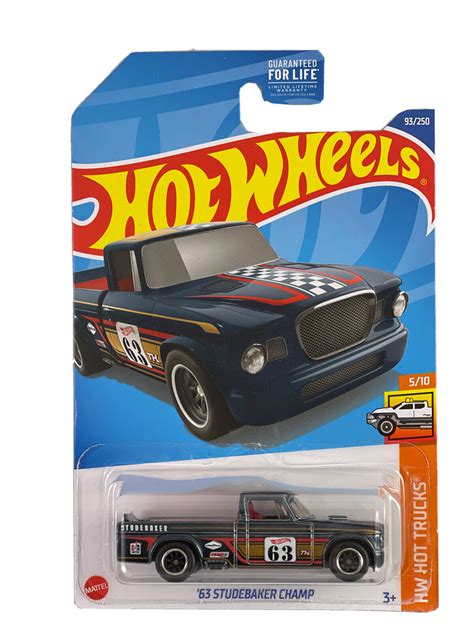 Hot Wheels 2022 HW Hot Trucks 5/10 Super Treasure Hunt '63 Studebaker ...