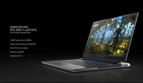 NVIDIA announces GeForce RTX 3080 Ti and RTX 3070 Ti GPU for laptops ...