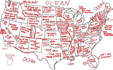 most controversial links : popular | Funny maps, United states map, Usa map