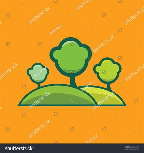 Forest Tree Illustration Stock Vector (Royalty Free) 400086877 | Shutterstock