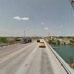 Marble Falls Bridge in Marble Falls, TX (Google Maps)