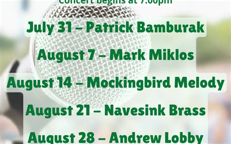 Acoustic Mondays - East Brunswick Parks - Concerts - East Brunswick ...