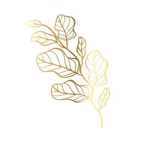 Element Leaf Gold. Leaf Gold Shape Free PNG 16716393 PNG