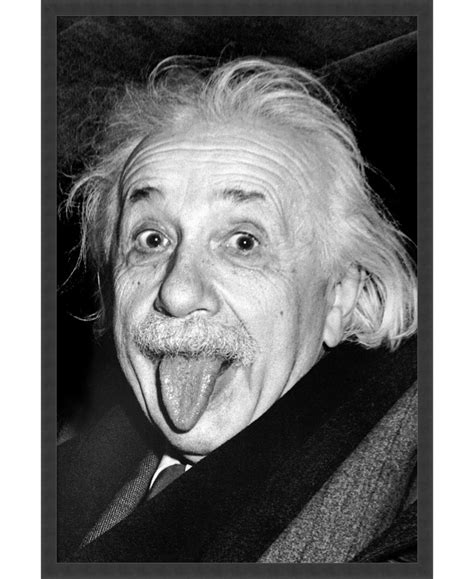 Amanti Art Albert Einstein - Funny Face- Framed Art Print | Einstein tongue, Einstein, Albert ...