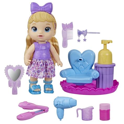 Baby Alive Sudsy Styling Doll, 12-Inch Toy for Kids 3 and Up, Salon ...