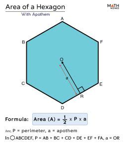 Area of Hexagon - Formulas, Examples & Diagrams