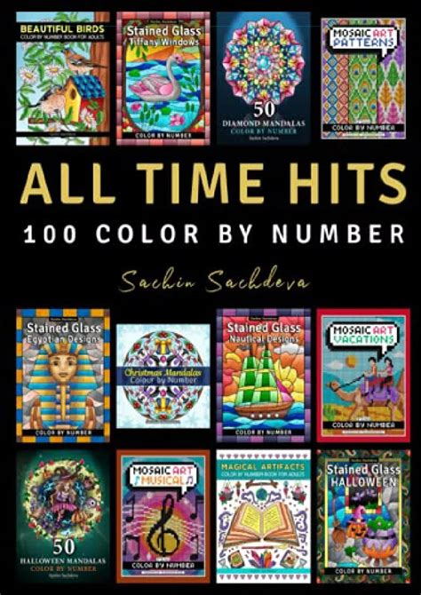 PPT - READ [PDF] All Time Hits: 100 Color by Number Adult Coloring ...