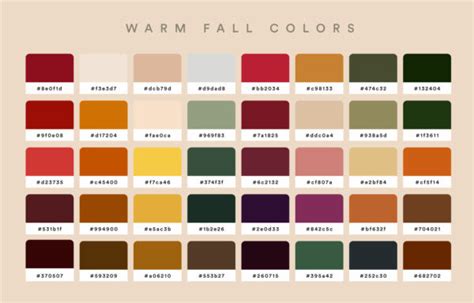 20 Fall Color Palettes for a Warm Fall Aesthetic | Looka