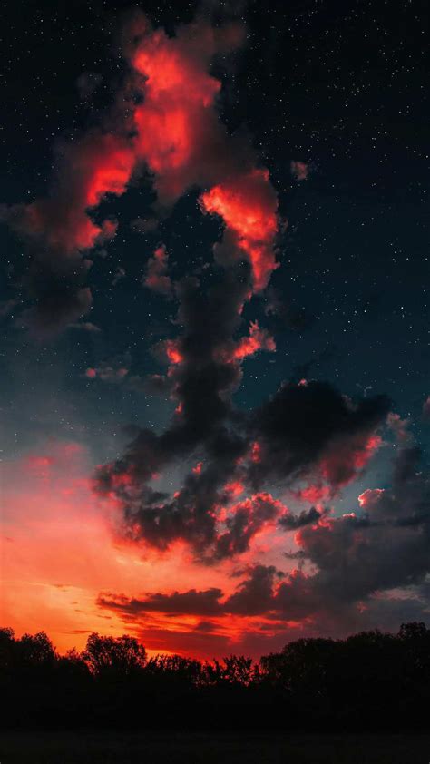 Iphone Sunset Clouds - 1037x1844 Wallpaper - teahub.io