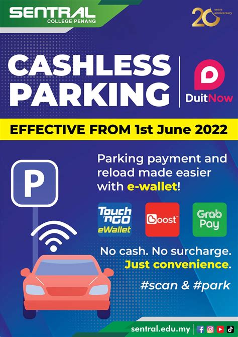 NEW CASHLESS PARKING PAYMENT NOW... - SENTRAL College Penang | Facebook