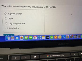 Answered: What is the molecular geometry about… | bartleby