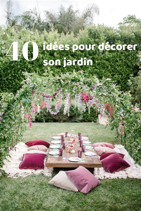 Déco Garden party : 40 idées pour décorer son jardin | Décoration jardin anniversaire, Deco ...