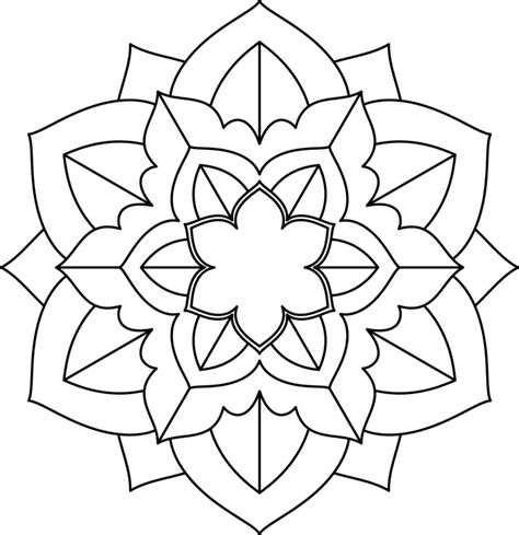 Get Mandalas Faciles Para Imprimir Background - Semana