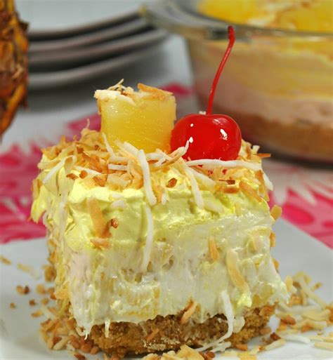 No Bake Pineapple Dream Dessert - My Incredible Recipes