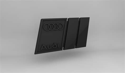 I'm thinking about 3D-printing a custom Audi badge : Audi