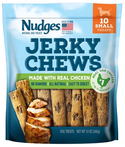 Nudges Jerky Chews Dog Treats with Real Chicken for Small Dogs, 12 oz – Walmart Inventory ...