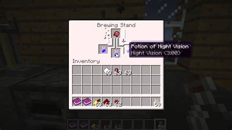 Minecraft: How to make Potion of Invisibility - YouTube