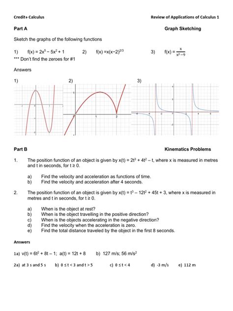 Calculus - Basic Applications | PDF | Acceleration | Velocity