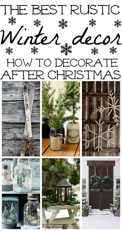 Favorite Rustic Winter Decor