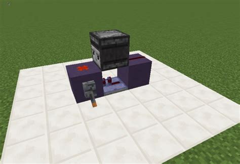 Simple Observer Block Clock Minecraft Project