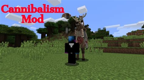 Become a Pseudo-Wendigo! || Cannibalism Mod Minecraft - YouTube