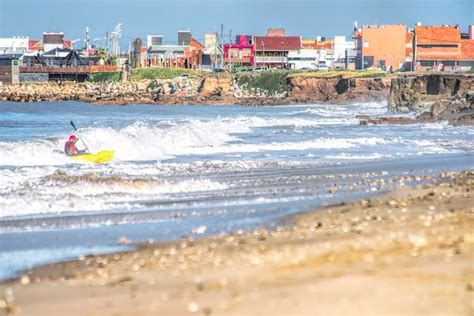 Premium Photo | Santa Clara del Mar beaches Village sea and sky in Argentina