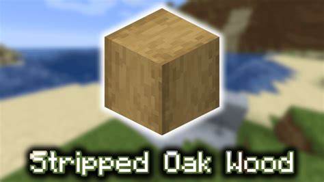 Stripped Oak Log