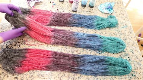 Dyepot Weekly #33 - Dyeing Wool Yarn with Tulip Tie Dye; Will Heat Make a Difference? - YouTube