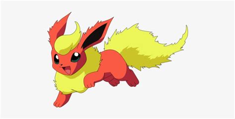 Pokemon Clipart Fire Pokemon - Pokemon Eevee Evolution Flareon - 500x346 PNG Download - PNGkit