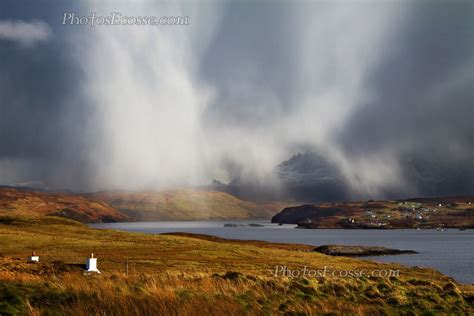 Cuillin and Portnalong. Storm clouds from Ullinish. Isle of Skye. Scotland. | Isle of skye ...