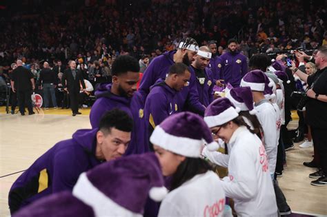 Gallery: 2019's Lakers On-Court Gift Exchange for NBA Cares Season of ...