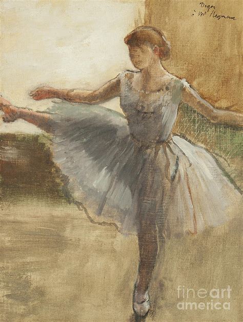 The Ballerina, circa 1876 Painting by Edgar Degas - Pixels