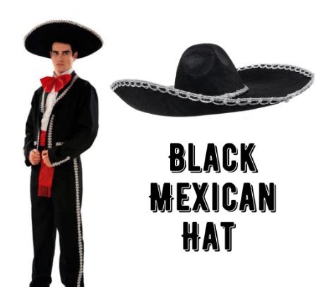 [SG Stock] Quality Black Mexican Hat Costume Prop Halloween Cosplay ...