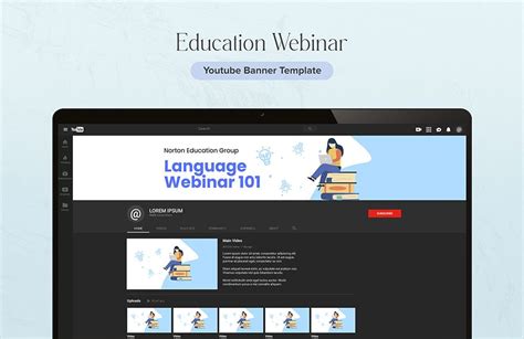 Free Education Youtube Banner Template - Illustrator, PSD | Template.net