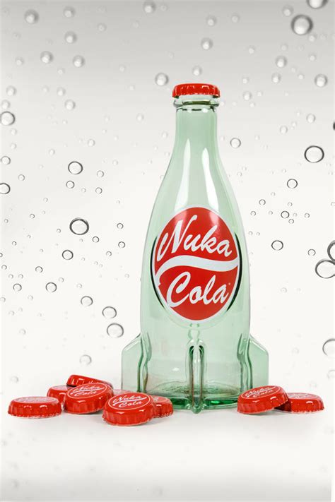 Fallout Nuka-Cola Glass Bottle & Caps – Bethesda International Gear Store