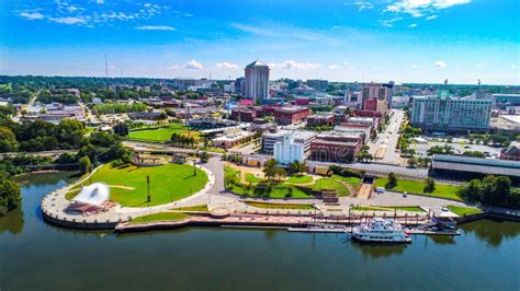 Downtown Montgomery Alabama AL Skyline Aerial Stock Photo - Image of ...