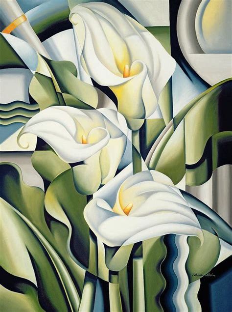 Cubist lilies Art Print by Catherine Abel | Cubism art, Abstract ...