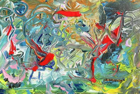 The Dance Abstract Painting by Marita McVeigh - Fine Art America