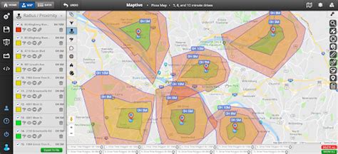 Draw a Radius on a Map - Radius Tool - Maptive