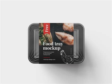 Free food tray mockup - Instant Download